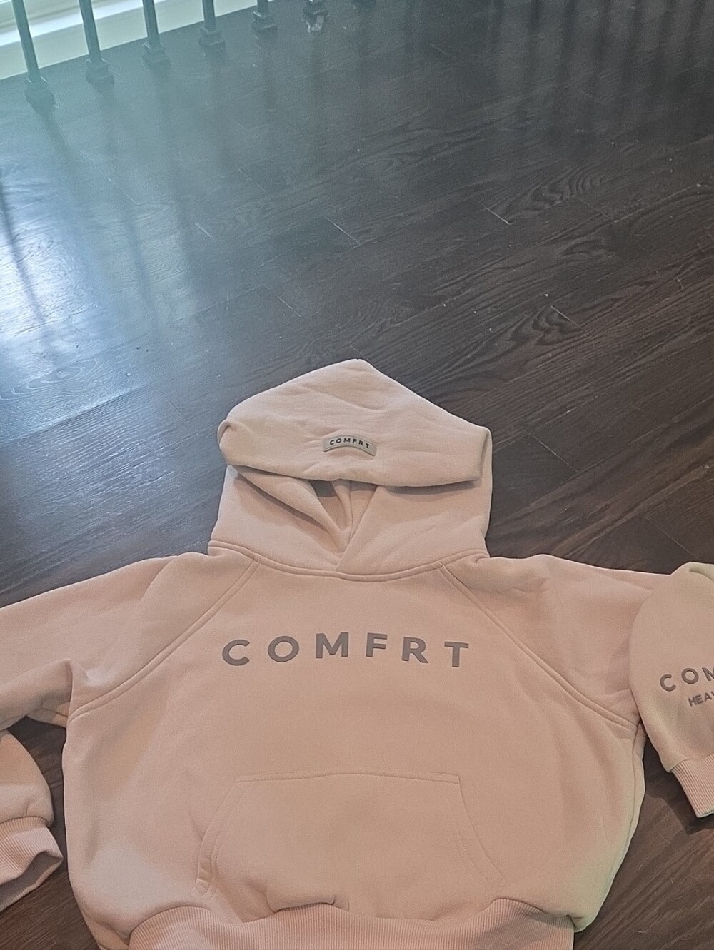 Women's Cream Hoodie Sweatshirt
